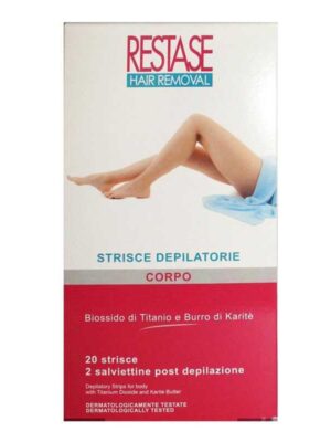Restase strisce depilatorie corpo 20 pz