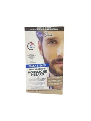  kit colorazione barba e baffi castano chiaro