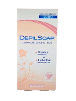 Depilsoap strisce depilatorie corpo titanio