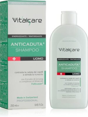 Vitalcare swiss shampoo anticaduta uomo 250 ml