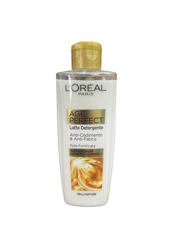 47B1CE1768B9BD10046ADE9A50124CA9_ L'oreal age perfect cleans latte detergente 200 ml
