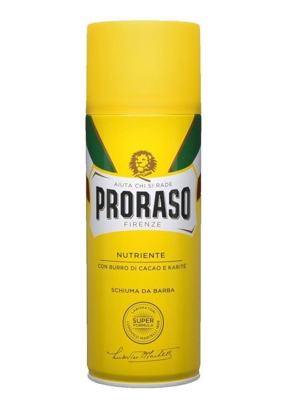 Proraso schiuma barba nutriente gialla