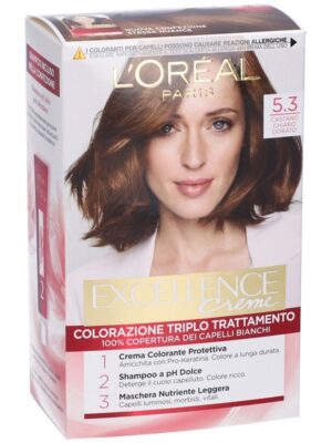 L'oreal excellance creme 5.3 castano chiaro dorato