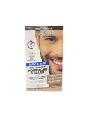  kit colorazione barba e baffi castano