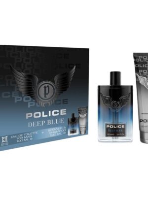 Police deep blue box edt 100 ml + shower&shampoo 100 ml