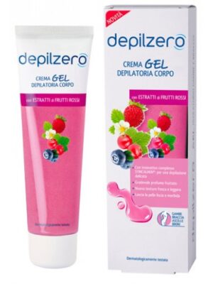 Depilzero crema gel depilatoria corpo frutti rossi