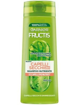 Garnier fructis shampoo cap secchi 2in1 250 ml
