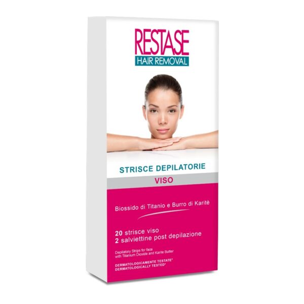 ED88736516D487282A5001A15912A00A_ Restase strisce depilatorie viso 20 pz