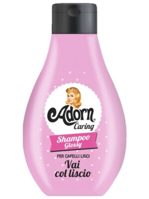 Adorn shampoo glossy capelli lisci 250 ml