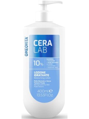 Ceralab lozione idratante viso e corpo acido ialuronico + 3