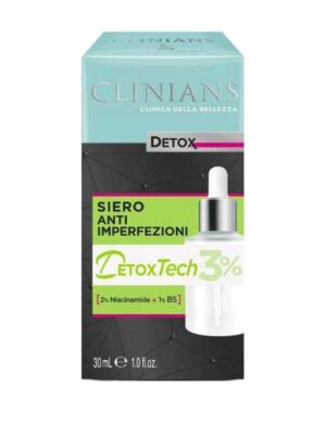 Clinians siero anti-imperfezioni detoxtech 30 ml